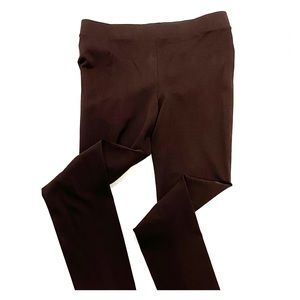 Philosophy Brown leggings seam on back 6